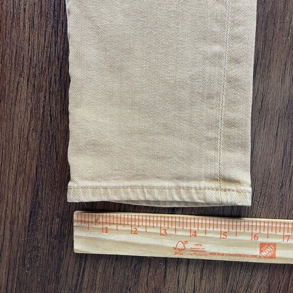 Adriano Goldschmied AG Mens Beige Tellis Modern Slim Denim Straight Pants 28x32 - Picture 10 of 11